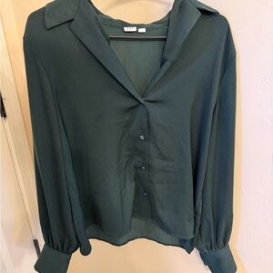 GAP Dark Green Women's Blouse